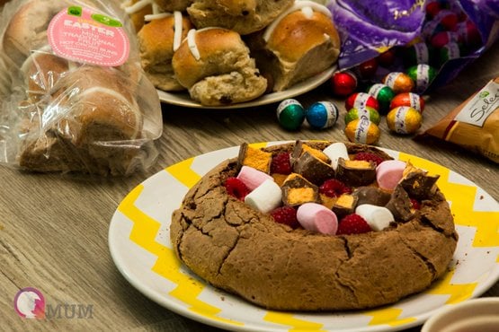 Hot Salted Caramel Chocolate Easter Cob Loaf | Stay at Home Mum.com.au