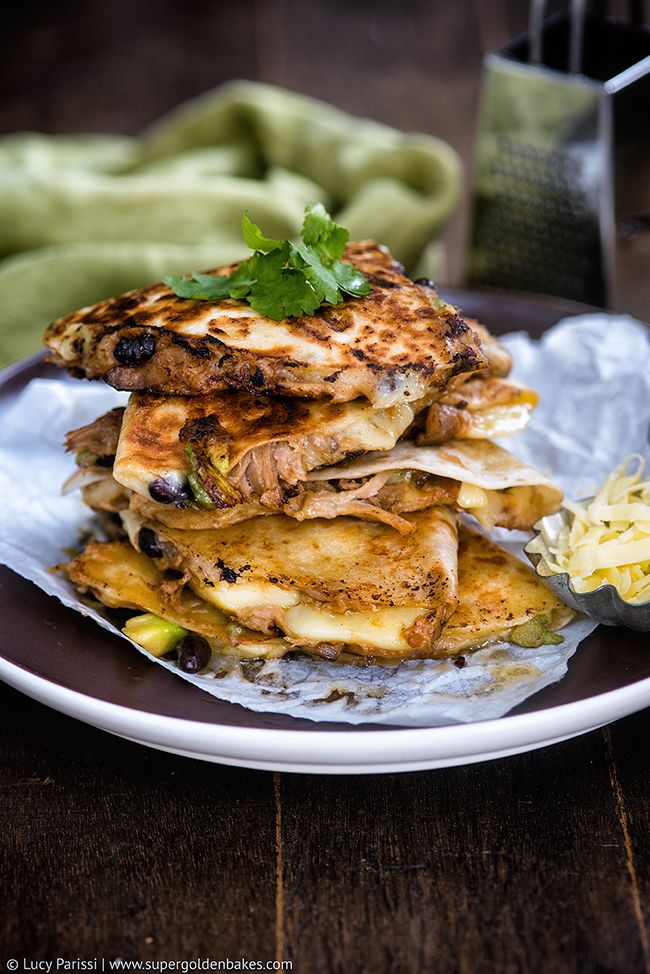 Pulled pork cheesy quesadillas with Cathedral City mature cheddar 1s | Stay at Home Mum.com.au