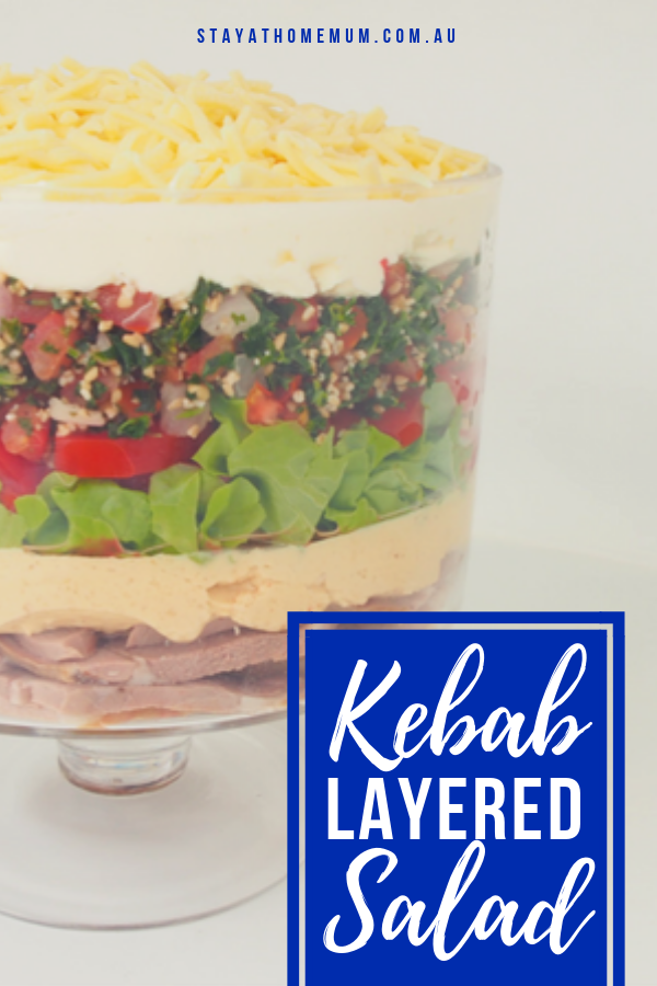 Kebab Layered Salad | Stay At Home Mum