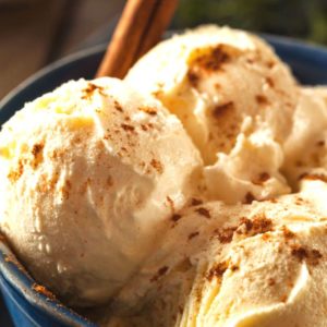 Easy Eggnog Ice Cream – Only 3 Ingredients!