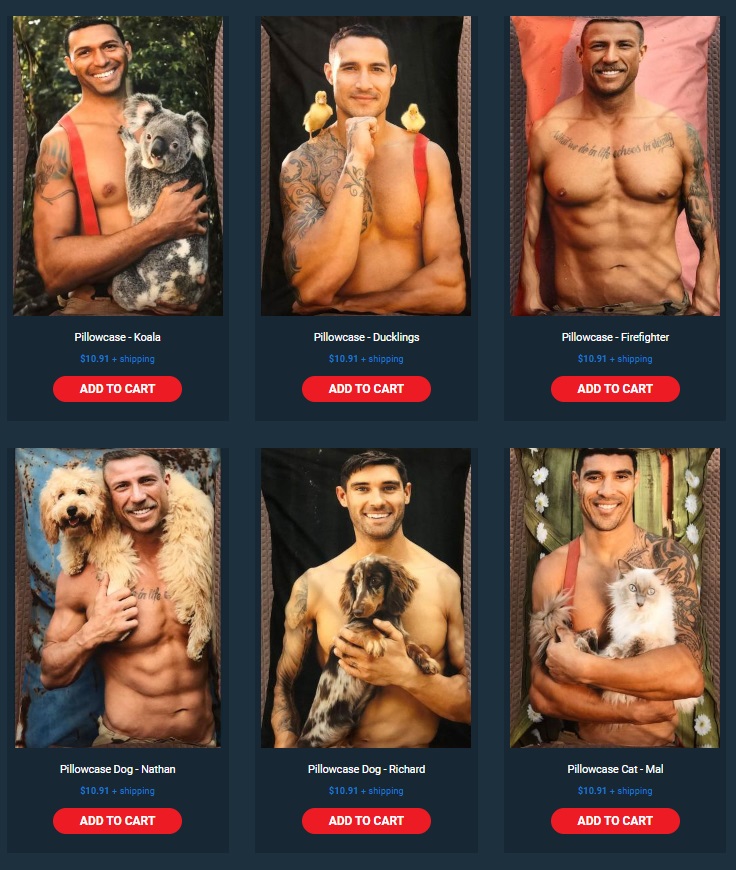 A Firefighters Calendar or their hot hot hot pillows | Stay At Home Mum