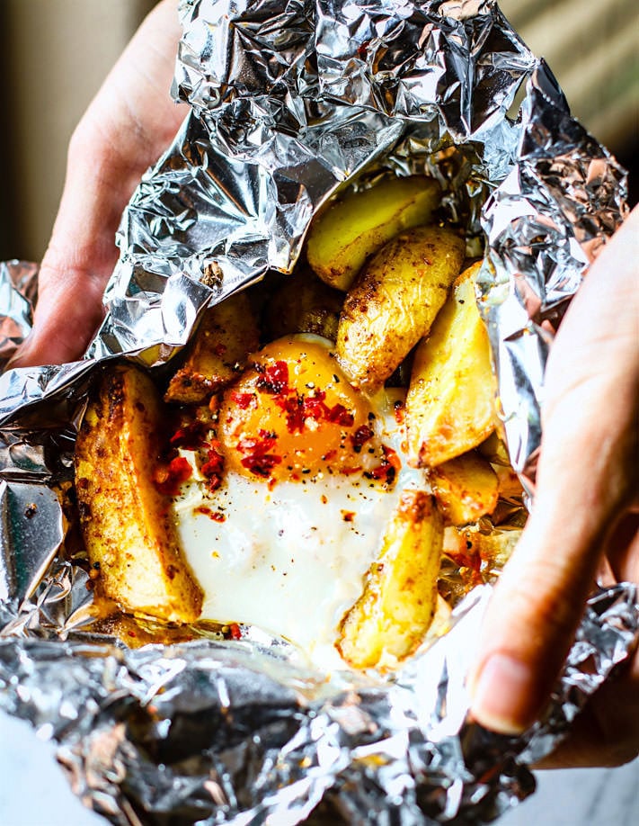 foil packet egg and indian spiced potatoes 4 of 1 5 | Stay at Home Mum.com.au