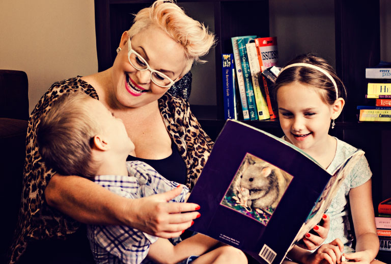 kristy with children | Stay at Home Mum.com.au