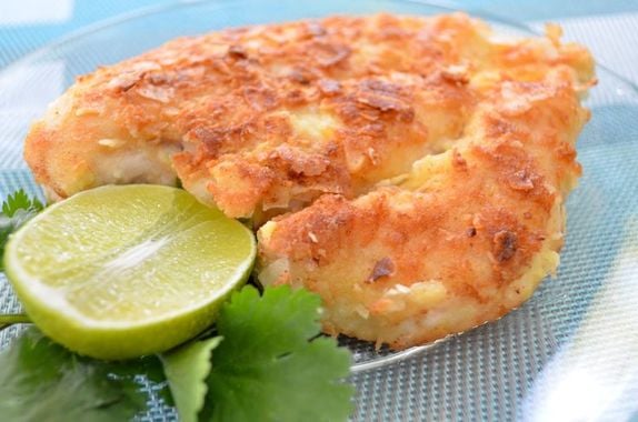 Crunchy Coconut Coated Chicken Breasts | Stay at Home Mum.com.au