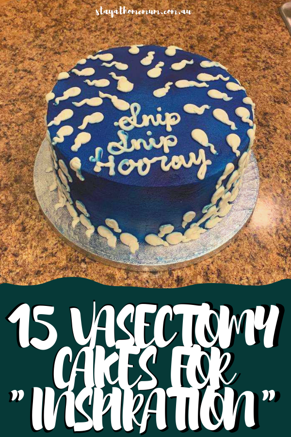 15 Vasectomy Cakes for "Inspiration" | Stay at Home Mum