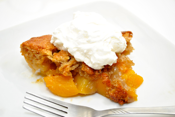 bigstock Serving Of Peach Cobbler On A 61378883 | Stay at Home Mum.com.au