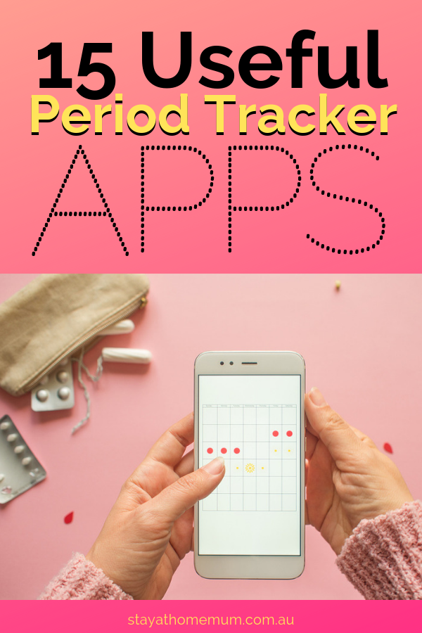 15 Useful Period Tracker Apps | Stay at Home Mum.com.au
