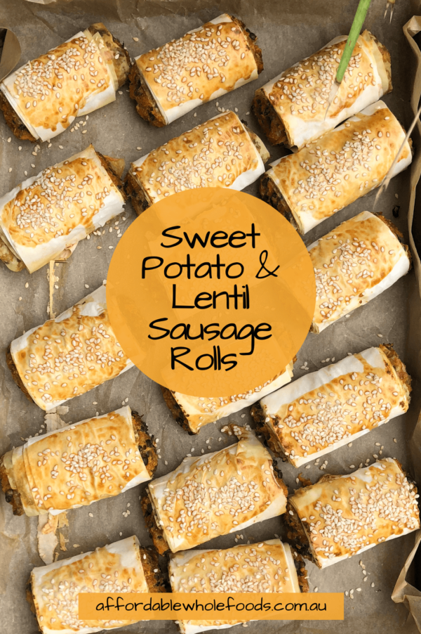 Sweet Potato and Lentil Sausage Rolls | Stay at Home Mum