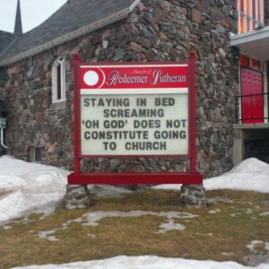 15 Hilarious Church Signs