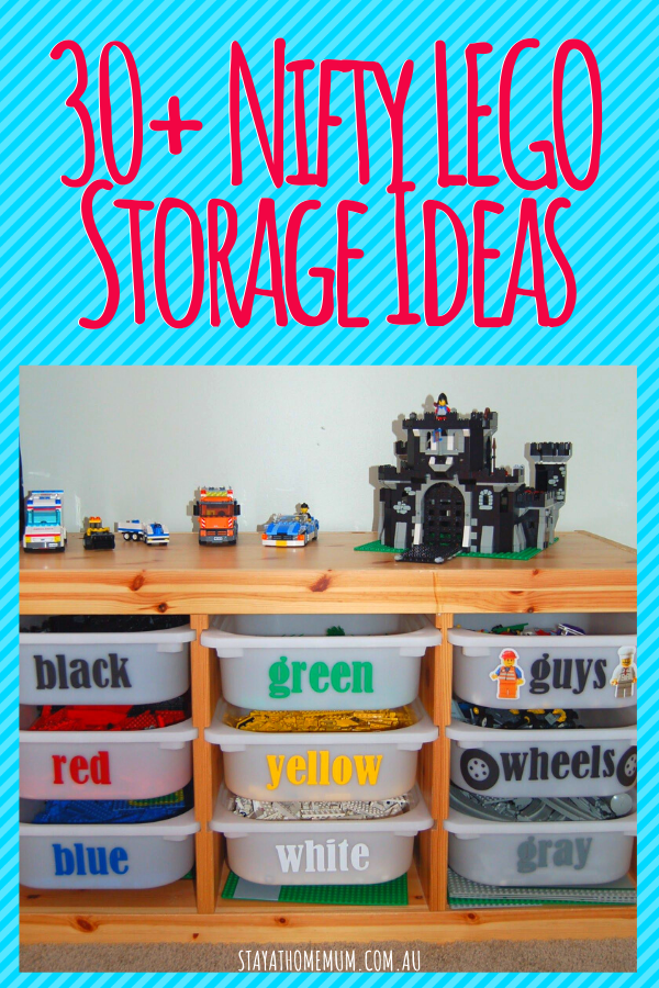 30 Nifty LEGO Storage Ideas | Stay at Home Mum.com.au