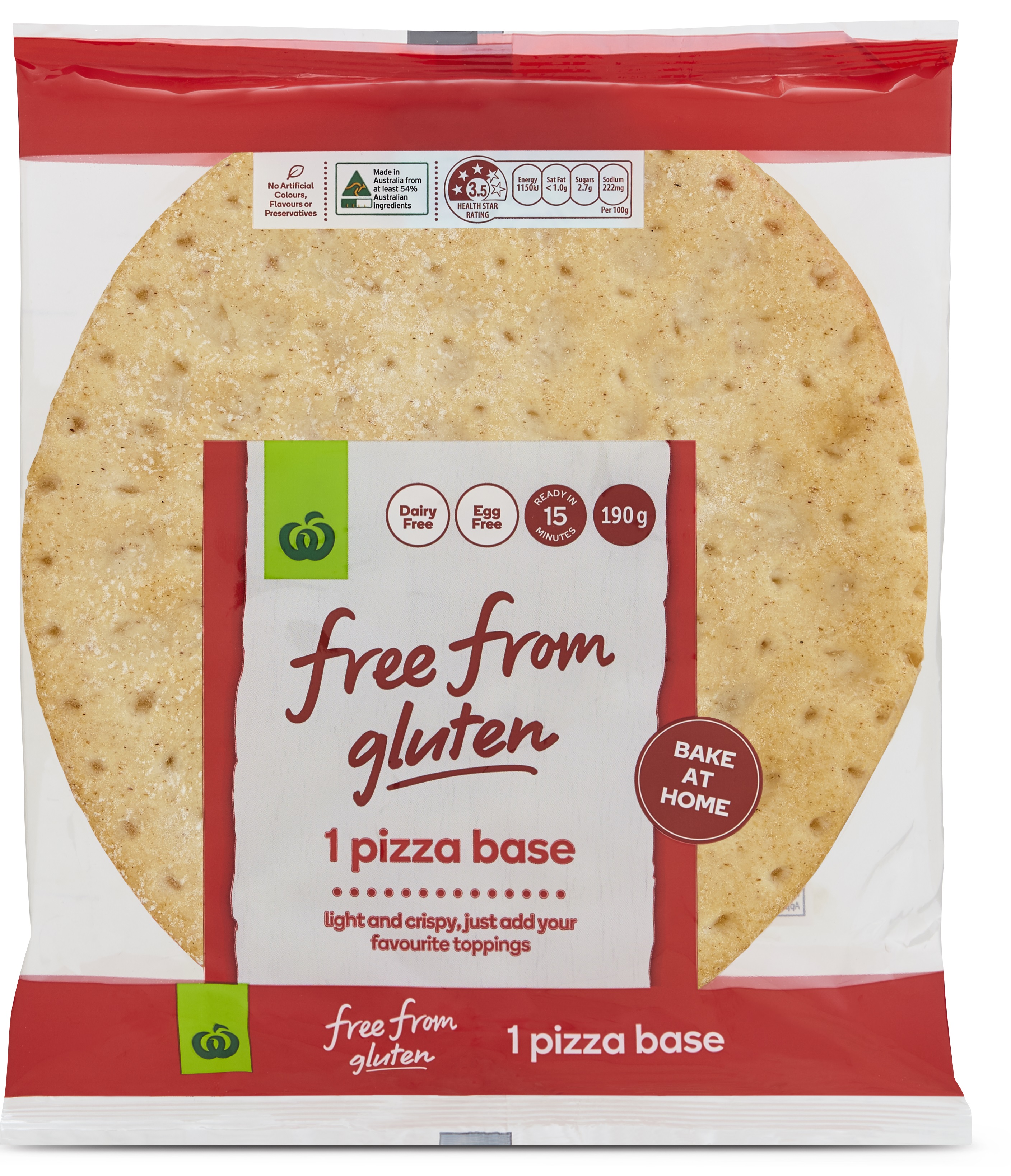 Free From Gluten Pizza Base | Stay at Home Mum.com.au