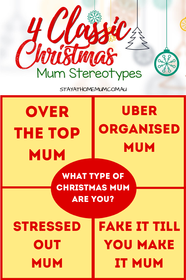 4 Classic Christmas Mum Stereotypes | Stay At Home Mum