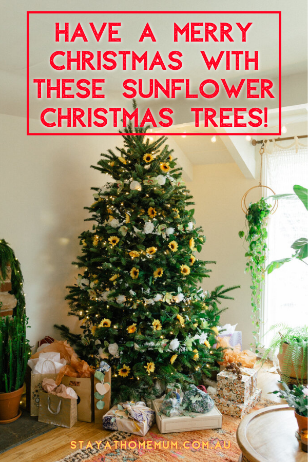 Sunflower Christmas Trees | Stay At Home Mum
