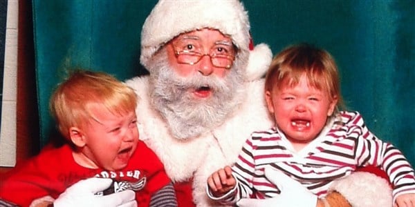 kids scared of santa 15 photos of hilarious ho ho horror 17 | Stay at Home Mum.com.au