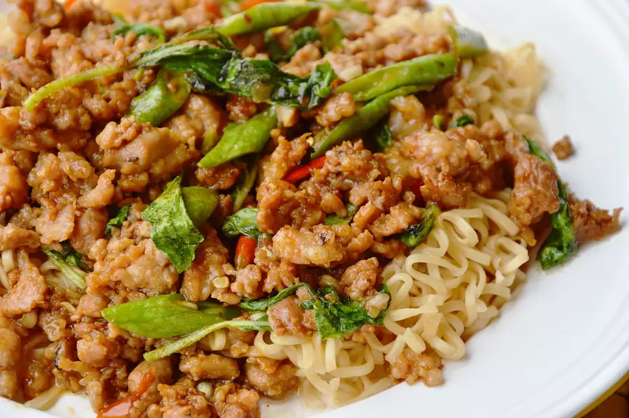 Mince and Noodle Stir Fry