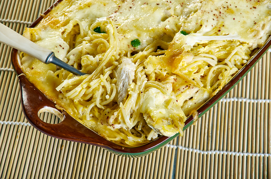 Creamy Cheesy Chicken Spaghetti | Stay at Home Mum
