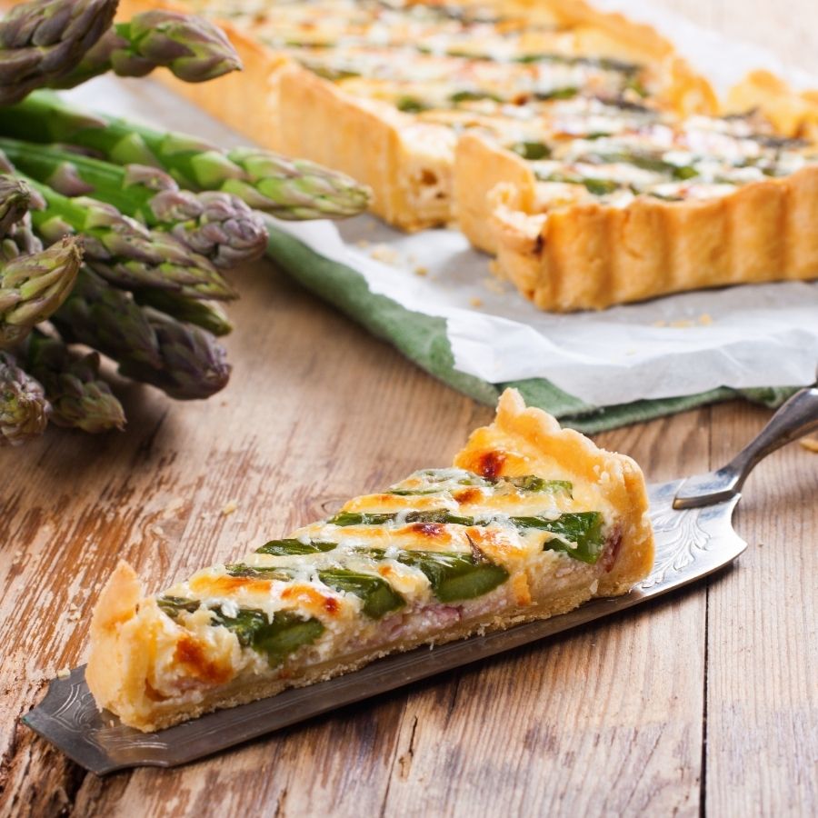 Autumn Asparagus and Bacon Quiche | Stay At Home Mum