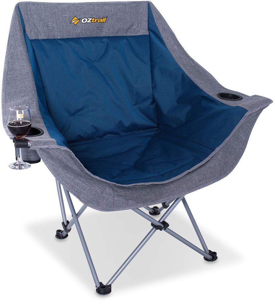 Oztrail Moon Chair Single with Arms | Stay at Home Mum