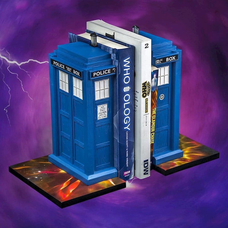 SET OF 2 DOCTOR WHO TARDIS BOOKENDS | Stay At Home Mum