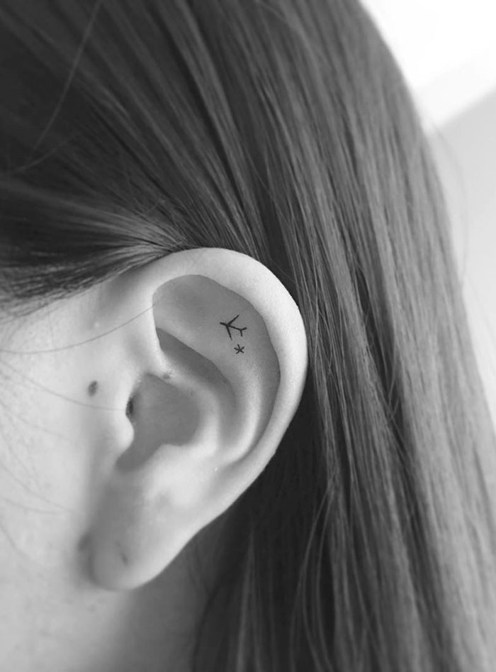45 ideias de tatuagem de orelha para sua proxima tinta | Stay at Home Mum.com.au
