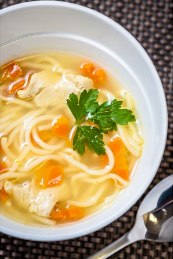Slow Cooker Chicken Noodle Soup | Stay At Home Mum