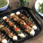 Caprese Chicken Skewers with Pesto | Stay at Home Mum