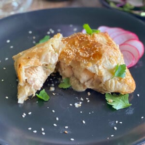 Creamy Chicken and Leek Pastries