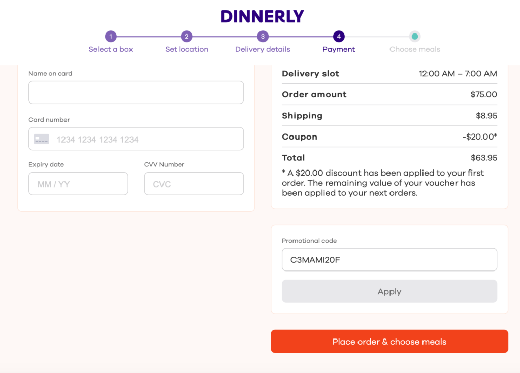 Dinnerly Coupon Code