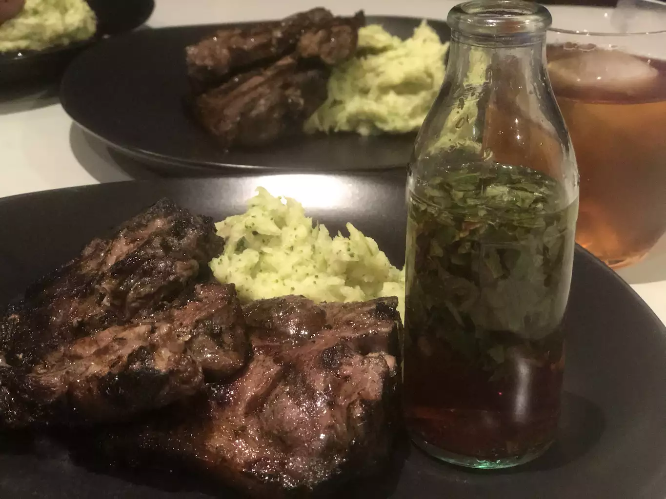Mint Marinated Lamb Chops with Super Easy Mint Sauce
