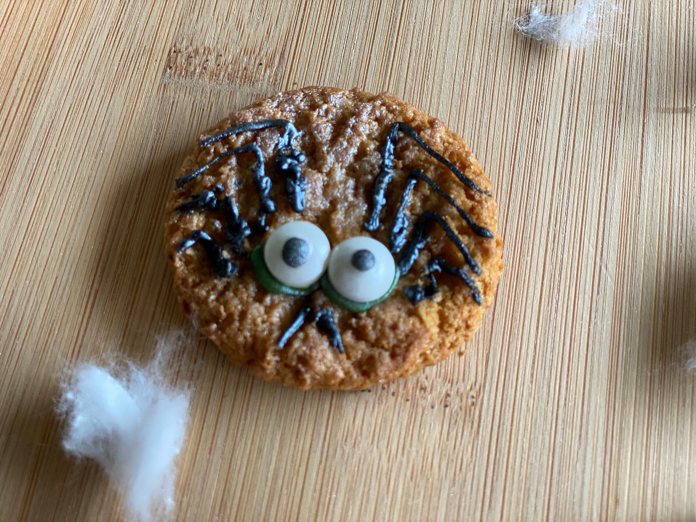No Sweat! No Bake! Halloween Spider Cookies
