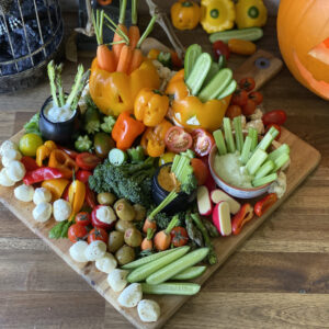 Healthy Halloween Grazing Platter