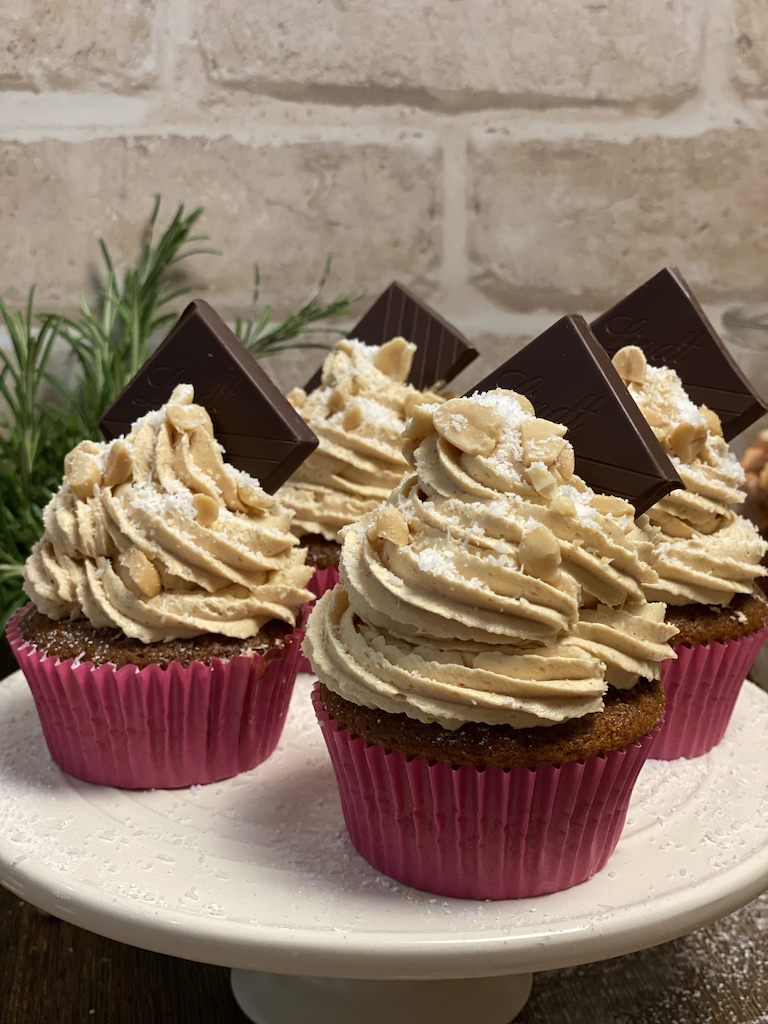 Spiced Cupcakes with Peanut Butter Frosting | Stay At Home Mum