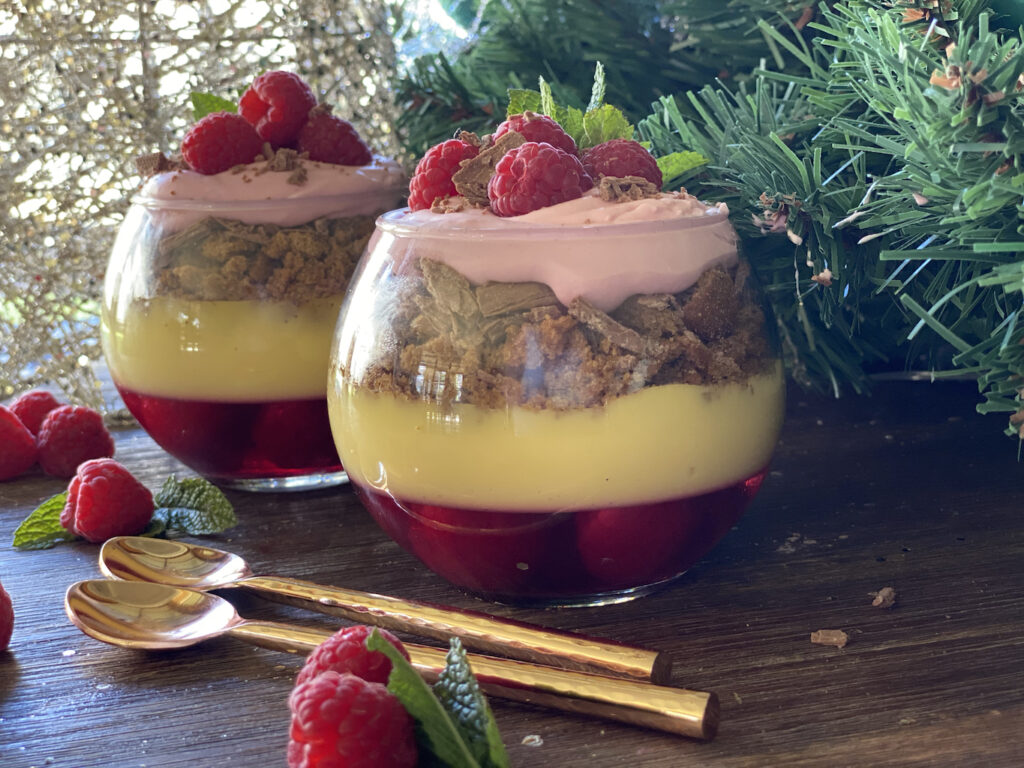 Christmas Trifle with Raspberry Flummery | Stay at Home Mum