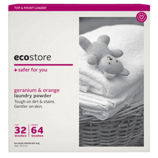 Ecostore-Laundry-Powder-Geranium-Orange-Nourished-Life-Australia | Eco Friendly Cleaning Products