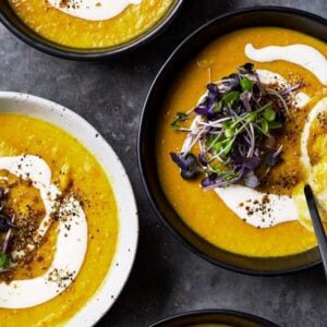 Nourishing Sweet Potato and Lentil Soup by Sally Obermeder and Maha Corbett