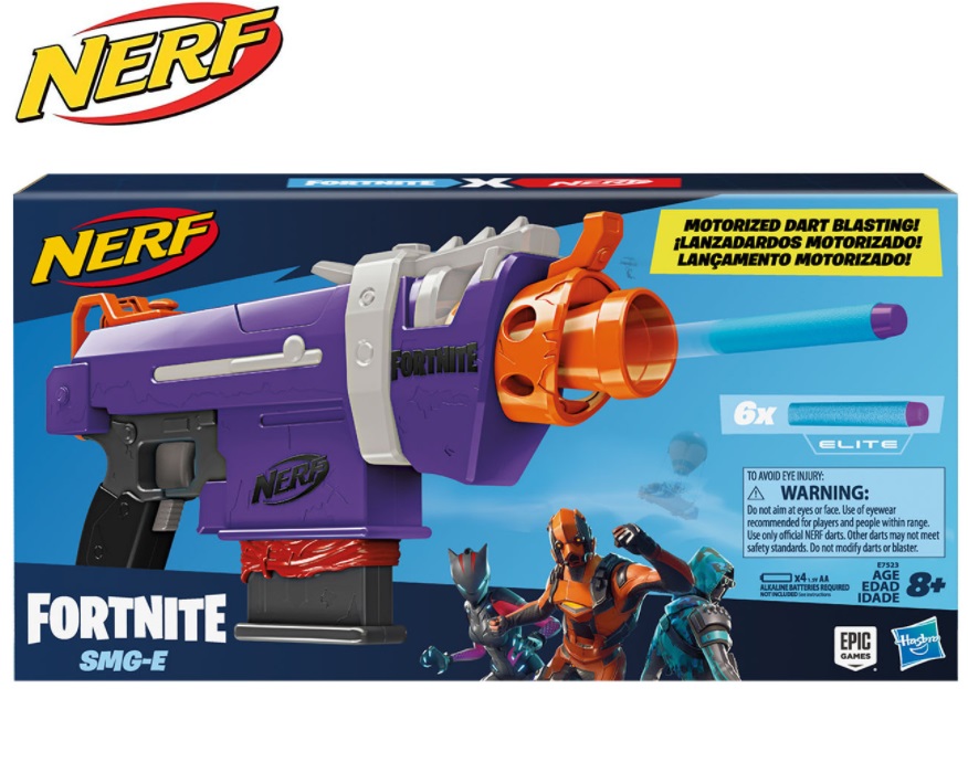 NERF Fortnite SMG-E Motorised Dart Blaster Toy | Stay At Home Mum