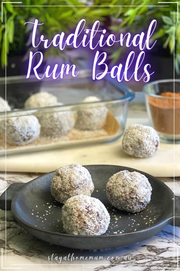 Traditional Rum Balls (Made with Weetbix) Pinnable