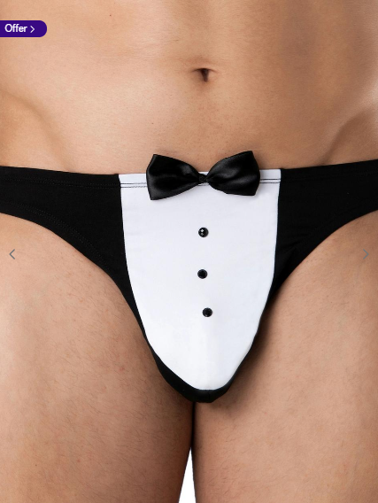 LHM Tuxedo Men's Thong | Stay at Home Mum