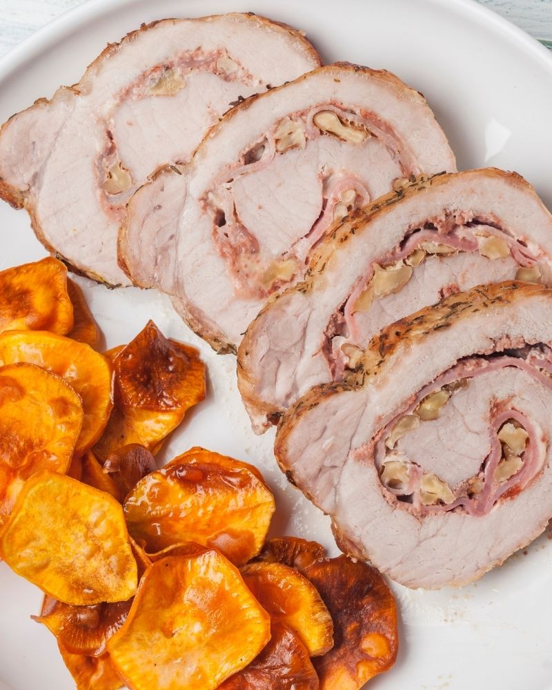 Ham and Cheese Stuffed Pork Tenderloin | Stay At Home Mum