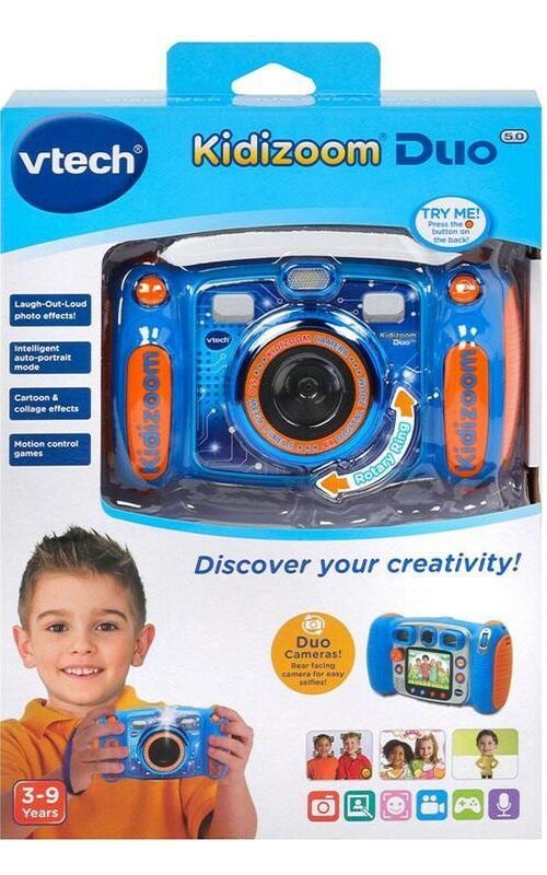 VTech Kidizoom DUO Kid's Camera 5.0 in Blue | Stay At Home Mum