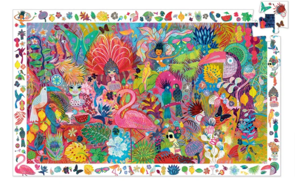 Djeco Observation Puzzle Rio Carnivale 200pc Entropy Toys | Stay at Home Mum.com.au