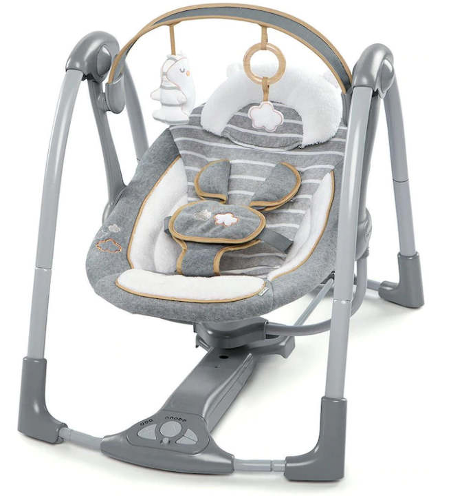 Ingenuity Boutique Collection Swing N Go Portable Swing | Stay At Home Mum