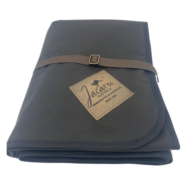 Oilskin Picnic Blanket with Tartan | Stay At Home Mum