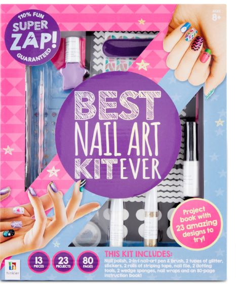 Hinkler Super Zap Best Nail Art Kit Ever Activity Set Catch com au | Stay at Home Mum.com.au