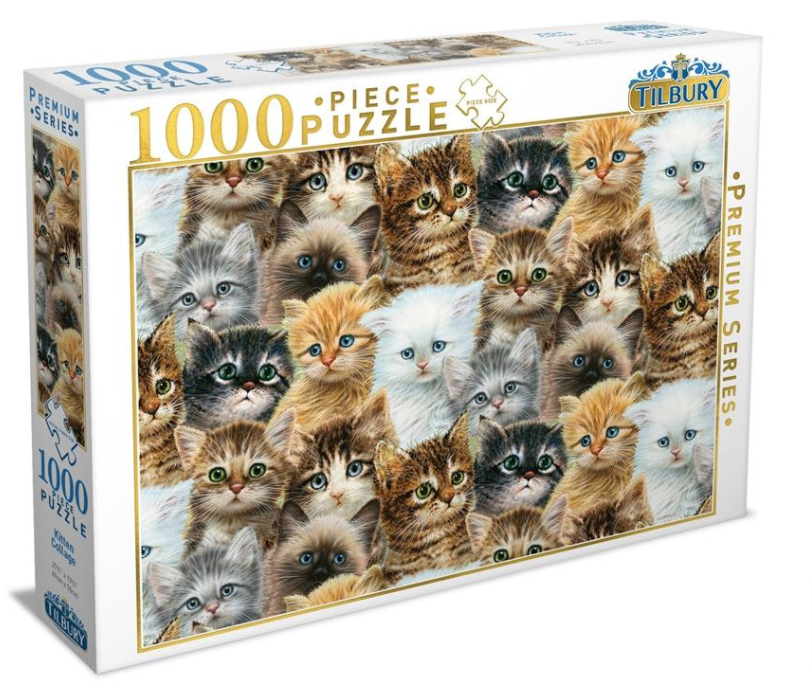 Kitten Collage 1000 Piece Puzzle Catch com au | Stay at Home Mum.com.au