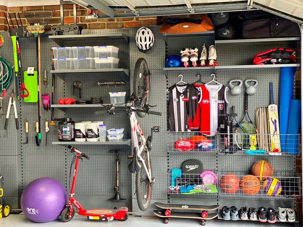 How To Organise Your Garage with a Garage Storage System | Stay At Home Mum