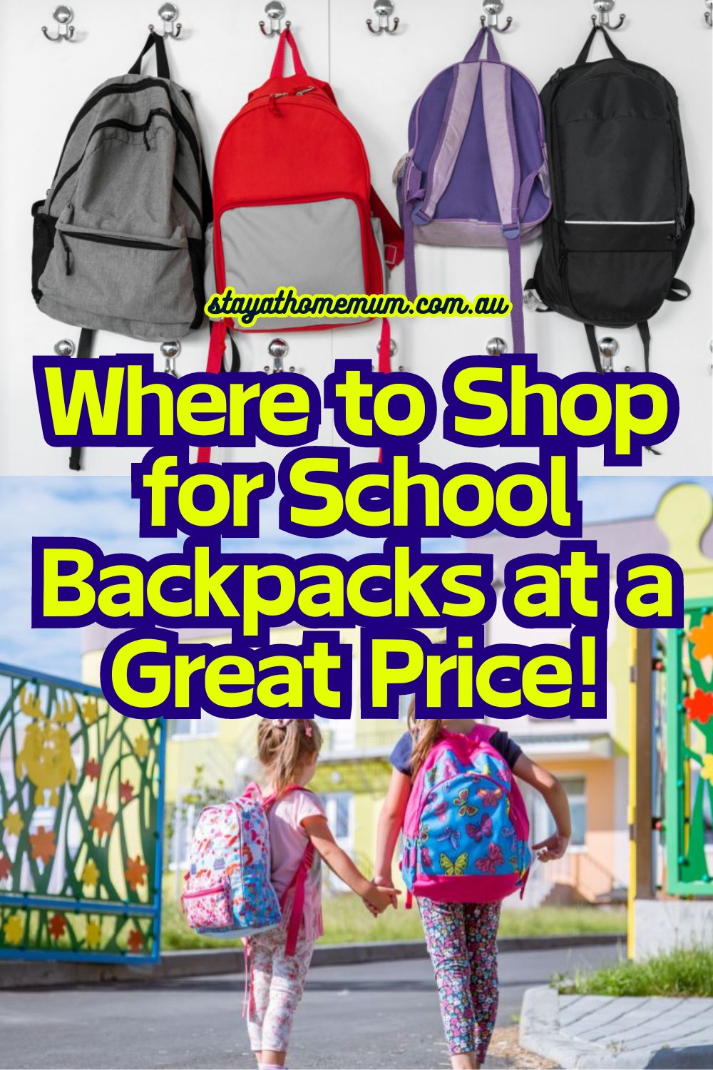 Where to Shop for School Backpacks at a Great Price! Pinnable