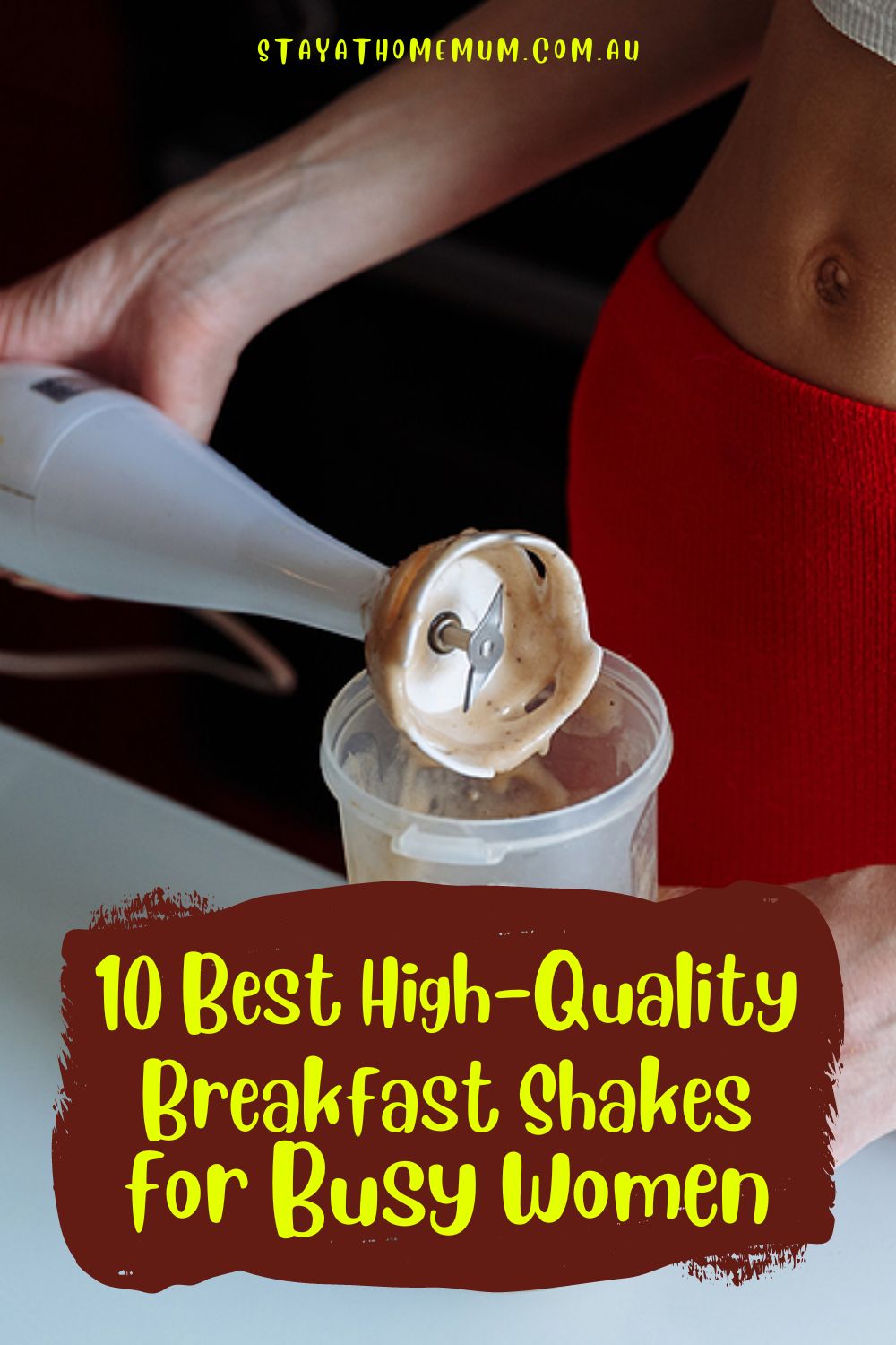 10 Best High-Quality Breakfast Shakes for Busy Women Pinnable