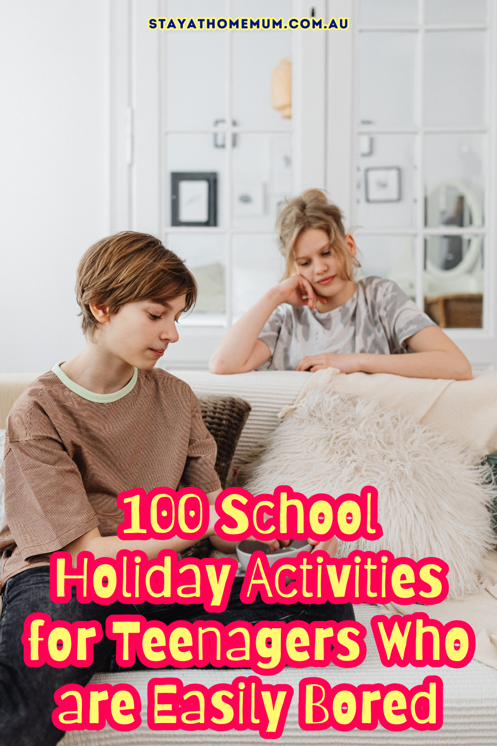 100 School Holiday Activities for Teenagers Who are Easily Bored Pinnable