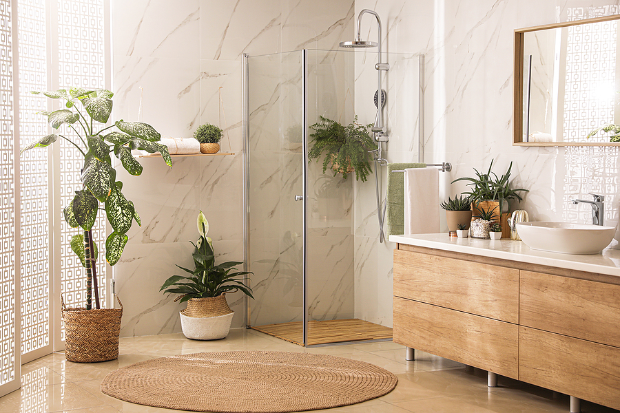 bigstock Stylish Bathroom Interior With 351492716 | Stay at Home Mum.com.au